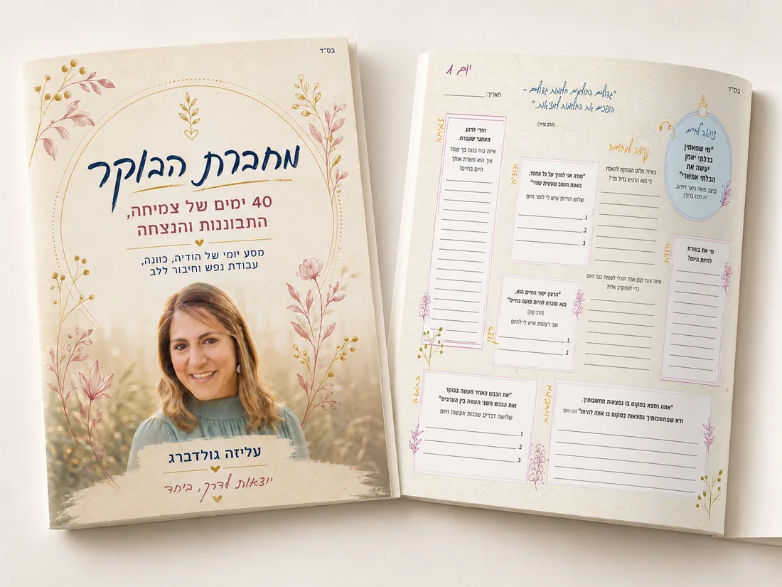 הצצה אל מחברת הבוקר - 40 יום של צמיחה, התבוננות והנצחה מאת עליזה גולדברג